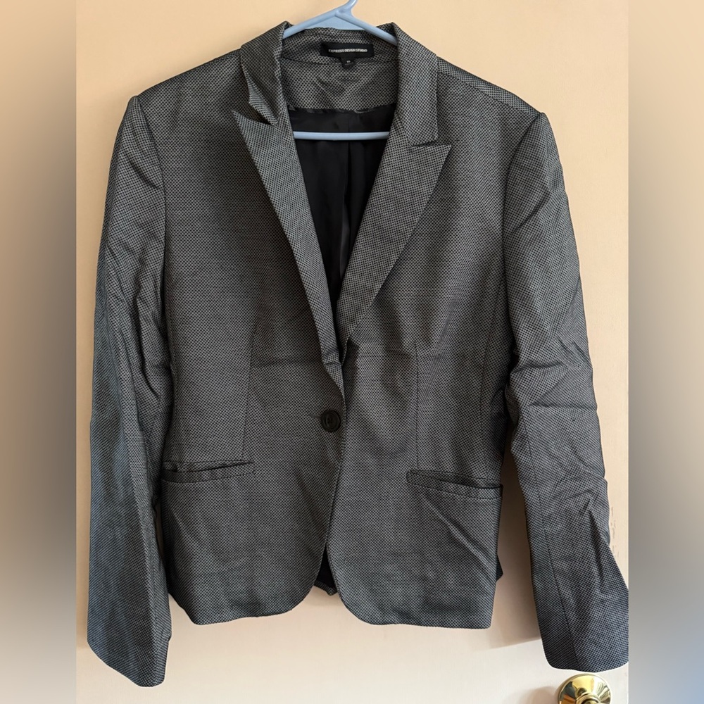 Express Mini Diamond Blazer - Size 10